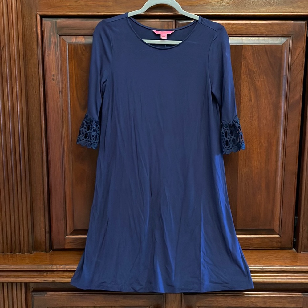 Lilly Pulitzer Navy Dress,medium